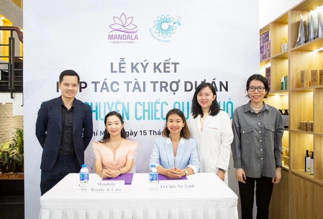 Dự án “Câu chuyện chiếc quần nhỏ” lễ ký kết Mandala Beauty & Care